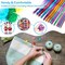 14 Sizes Crochet Hooks Set 2.0–10.0mm Colorful Ergonomic Metal Needles